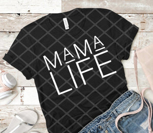 Mama Life Screen Print Transfer