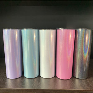 Blank Glitter Sublimation 20oz. Tumblers, Straight, Glitter White – SS  Vinyl, Sublimation, and More