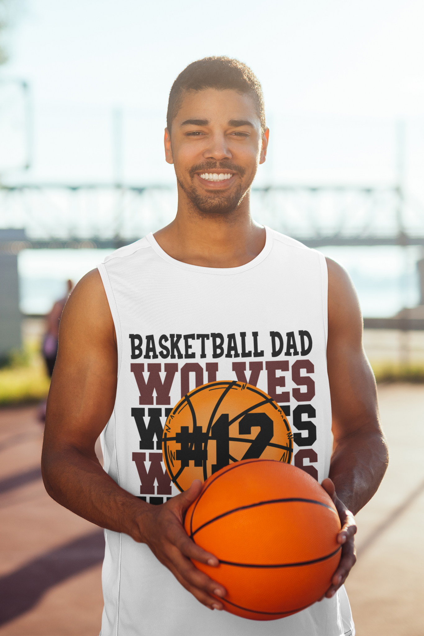 Basketball Custom Wolves, Ready to Press Sublimation Transfer